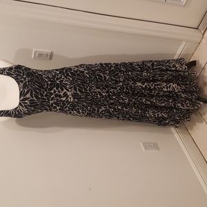 Evan-Piccone, Maxi Dress, Black&White